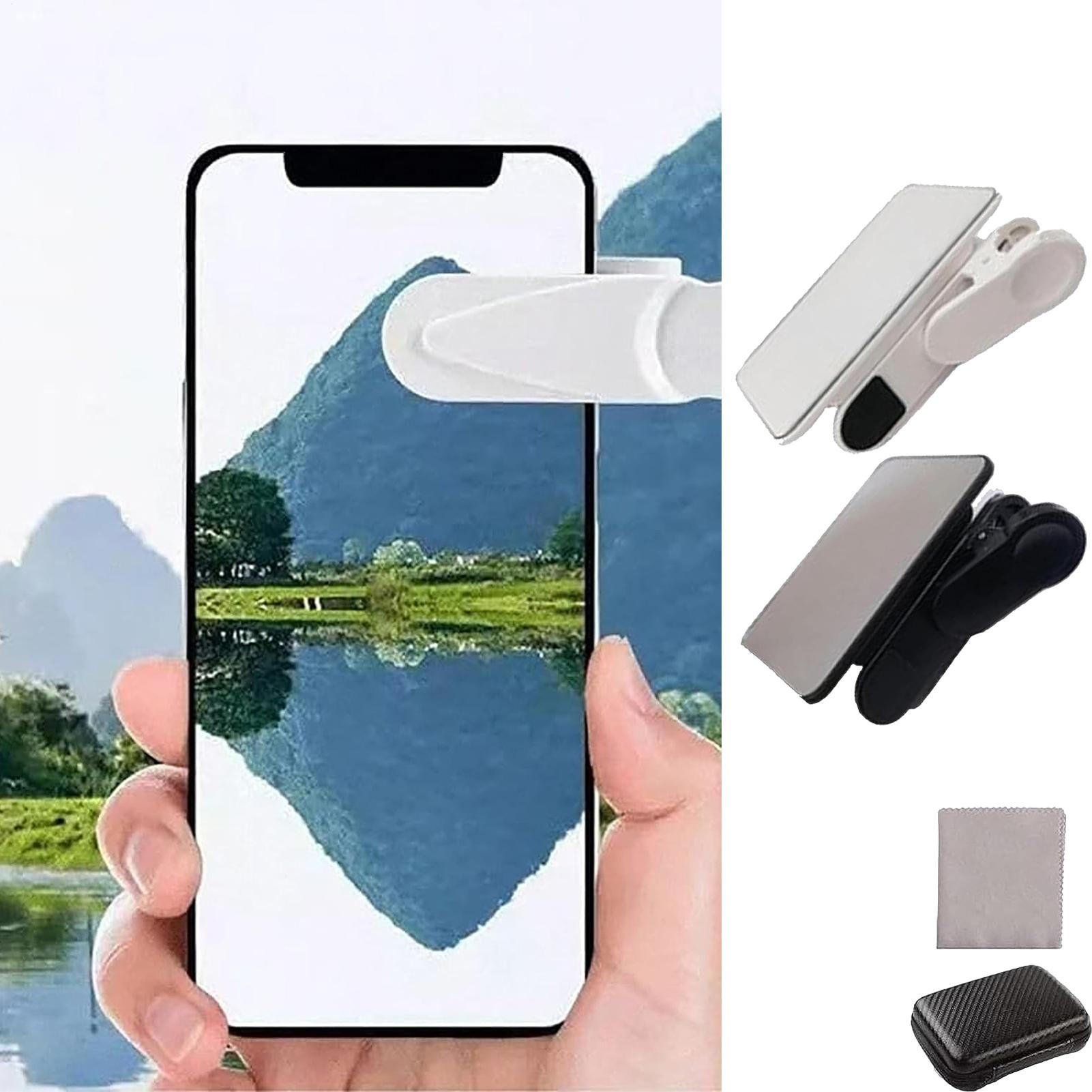 Phone Accessories For Content Creators - Phone Camera Mirror Clip Reflective Selfie
