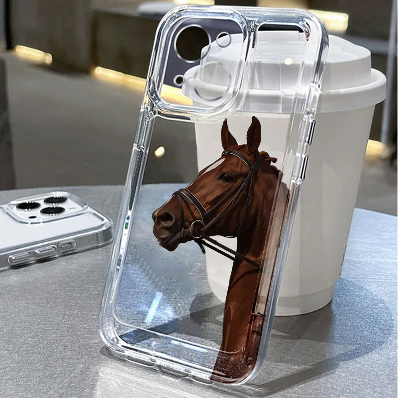 Phone Accessories To Sell - Animal Horse Soft Phone Cover Case
