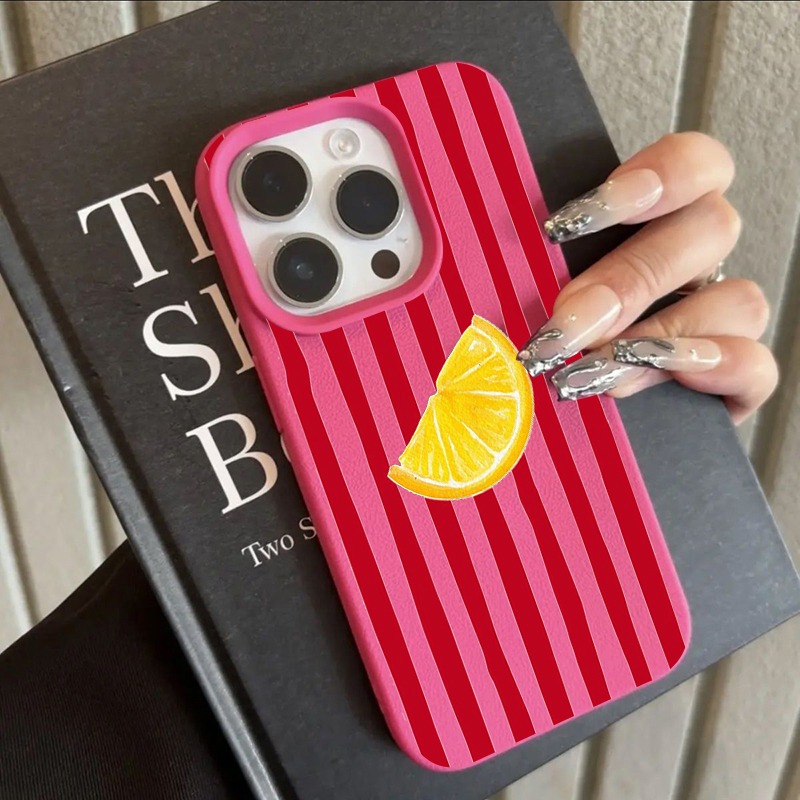 Phone Accessories To Sell - Fashion Lemon Pattern TPU Silicone Phone
