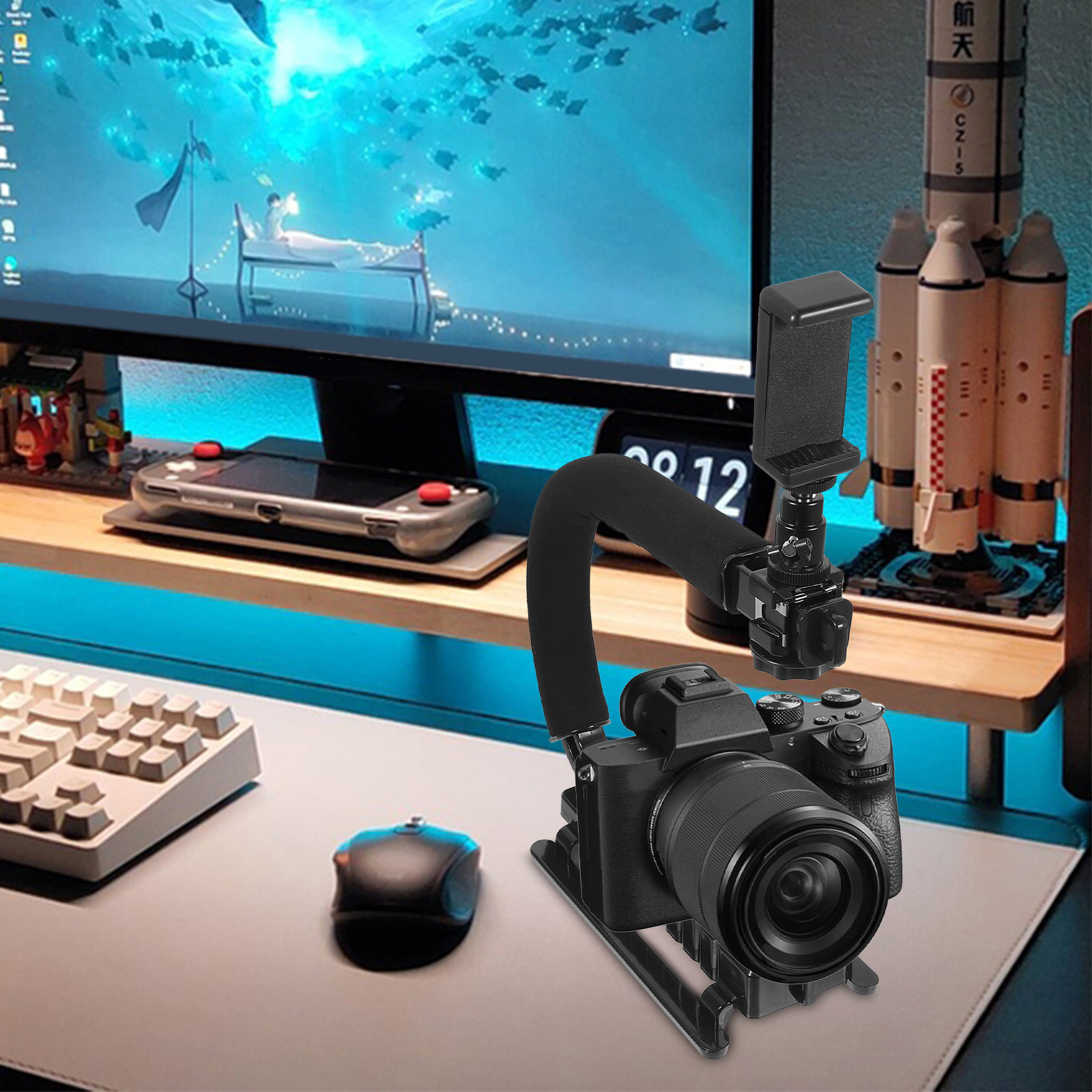 Phone Accessories For Content Creators - Gimbal for Camera Phone Holder Recording