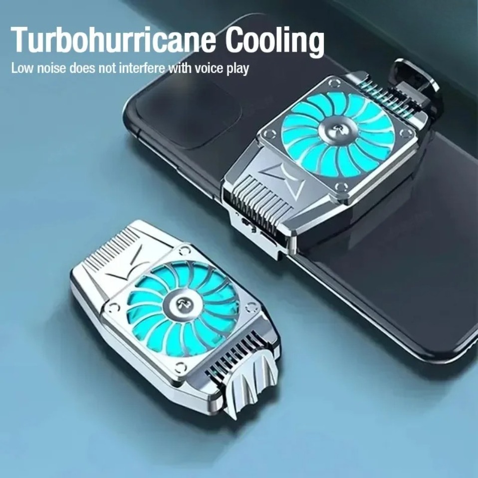Phone Accessories For Android - Portable Back Clip Cooling Mini Air-cooled