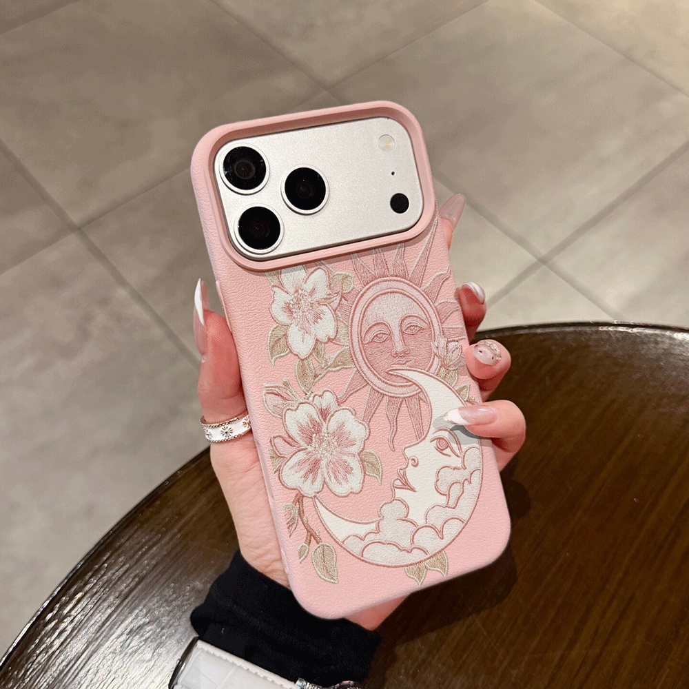 Embroidered Sun Moon Phone Cas - đánh giá và giá Phone Accessories To Sell