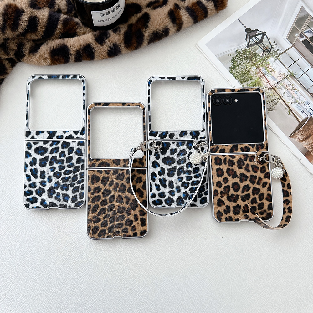 Leopard Print Folding Flip Pho - đánh giá và giá Phone Accessories Pouch