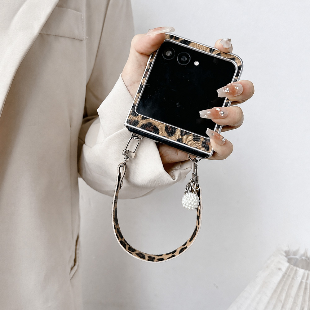 Leopard Print Folding Flip Pho - đánh giá và giá Phone Accessories Pouch
