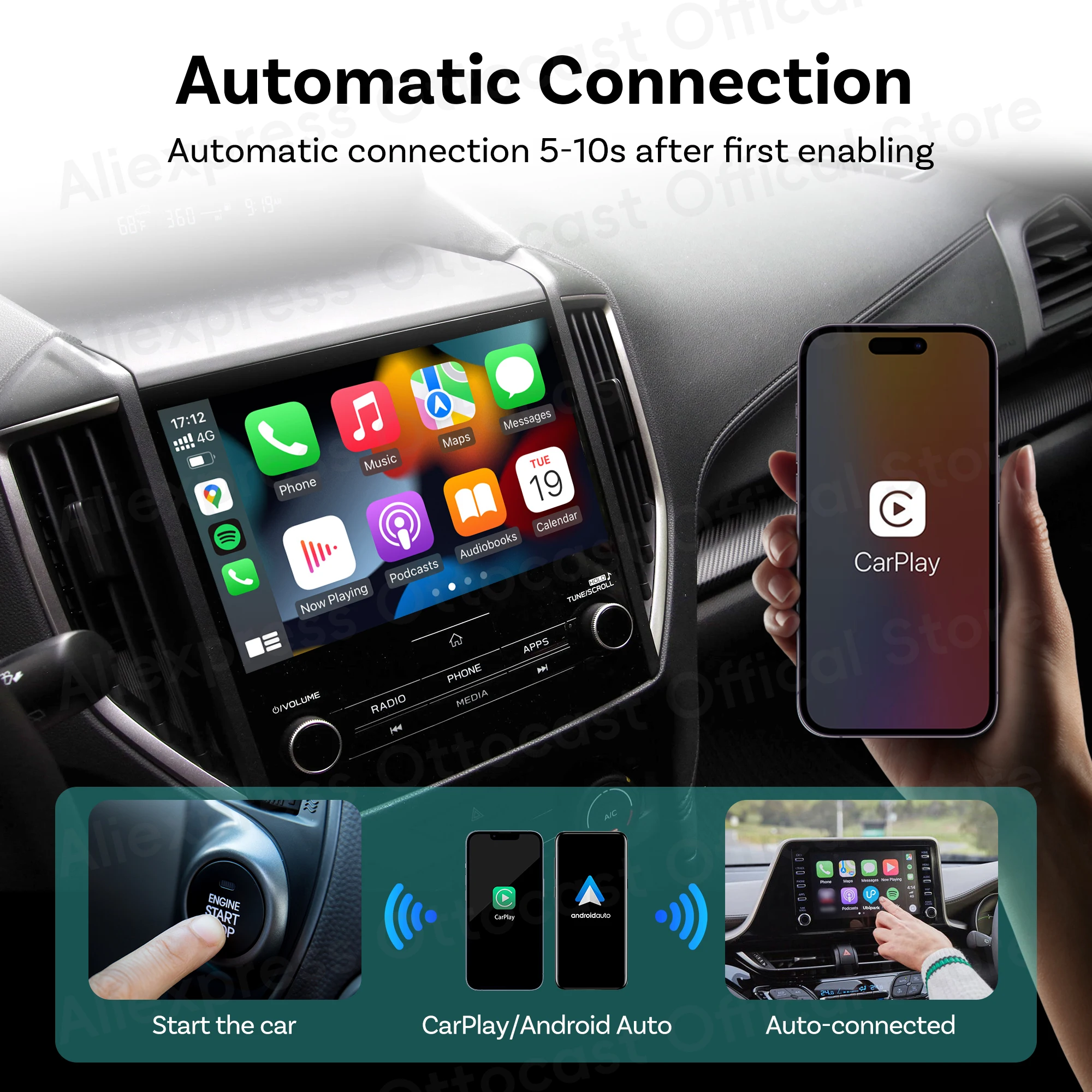 2026 New OTTOCAST MINI Wireles - đánh giá và giá Phone Accessories For Android