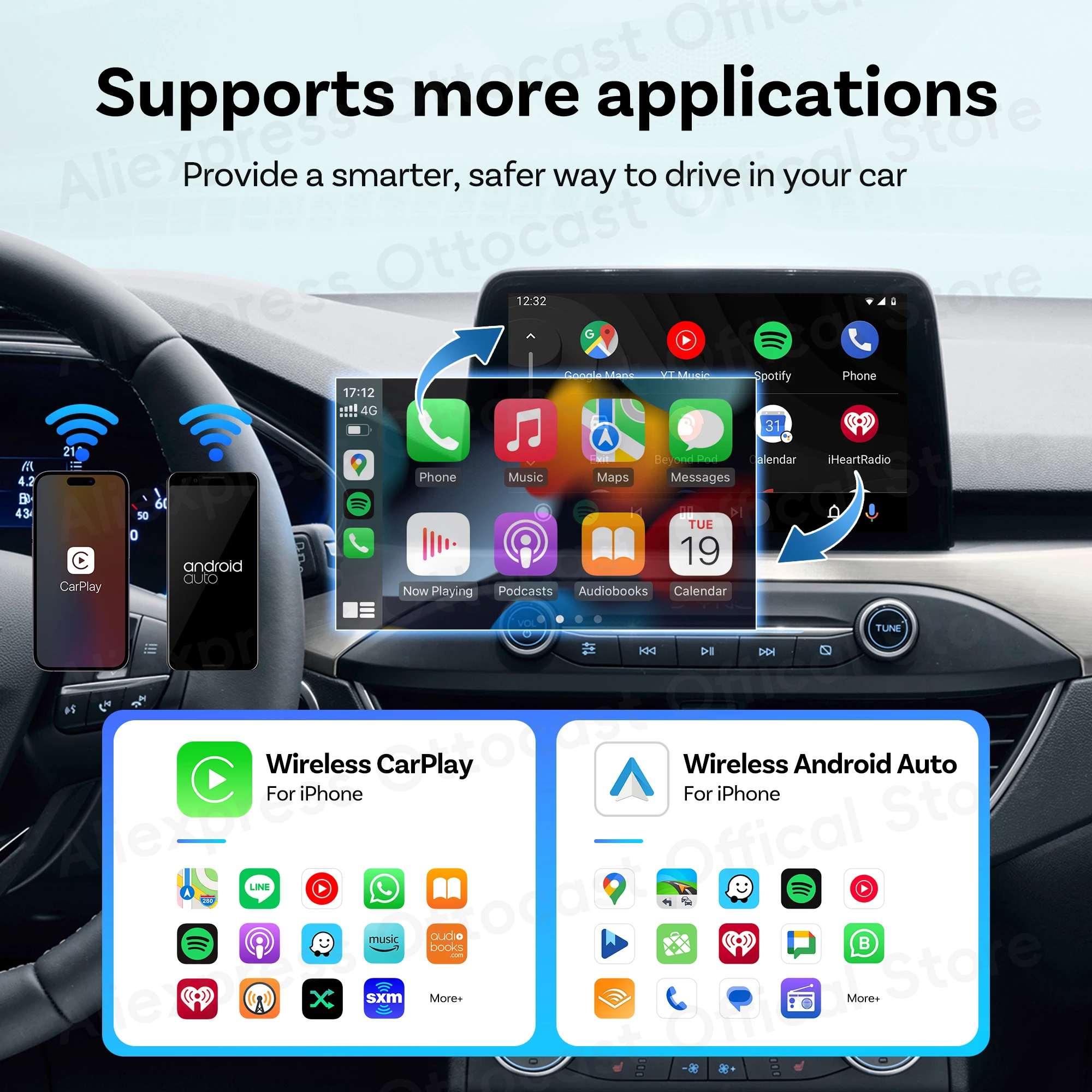 2026 New OTTOCAST MINI Wireles - đánh giá và giá Phone Accessories For Android