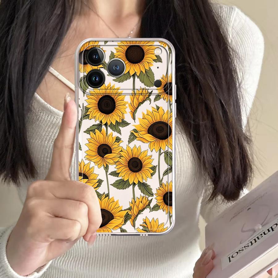 Cute Sunflower Pattern Case fo - đánh giá và giá Phone Accessories To Sell