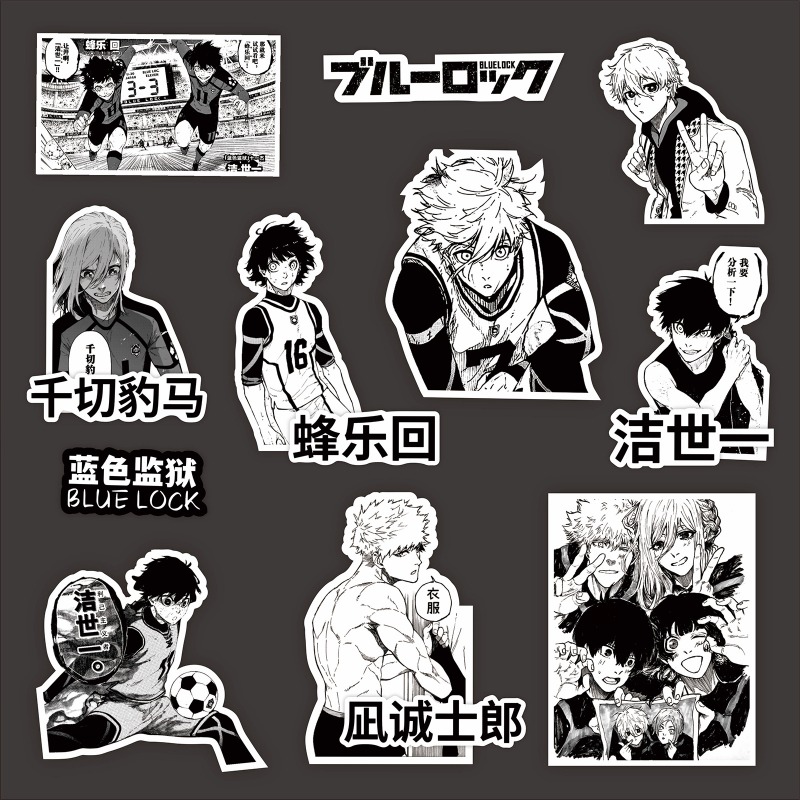 70pcs Blue Lock Anime Stickers - đánh giá và giá Phone Accessories Toys
