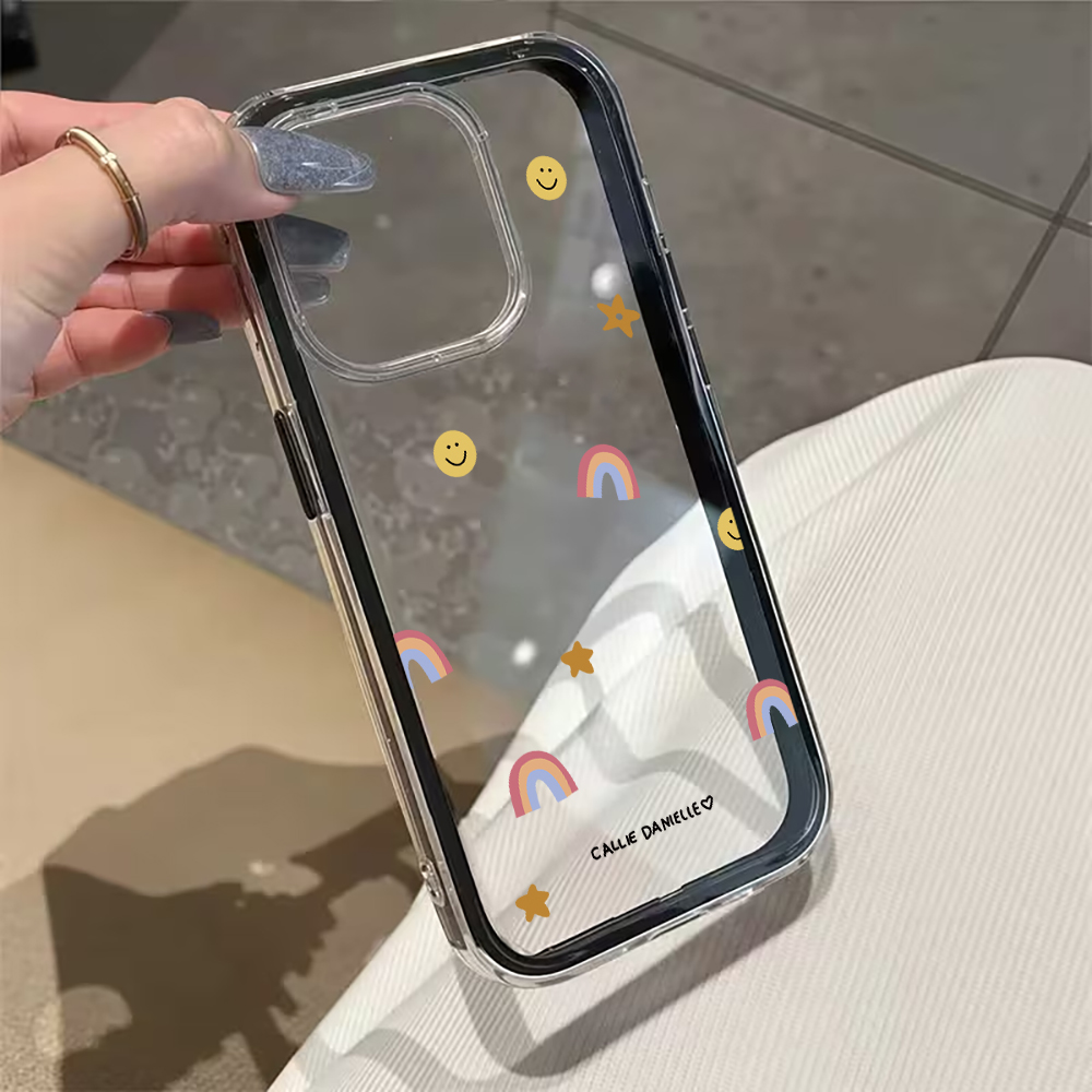 Cute Rainbow Clear Phone Case  - đánh giá và giá Phone Accessories To Sell