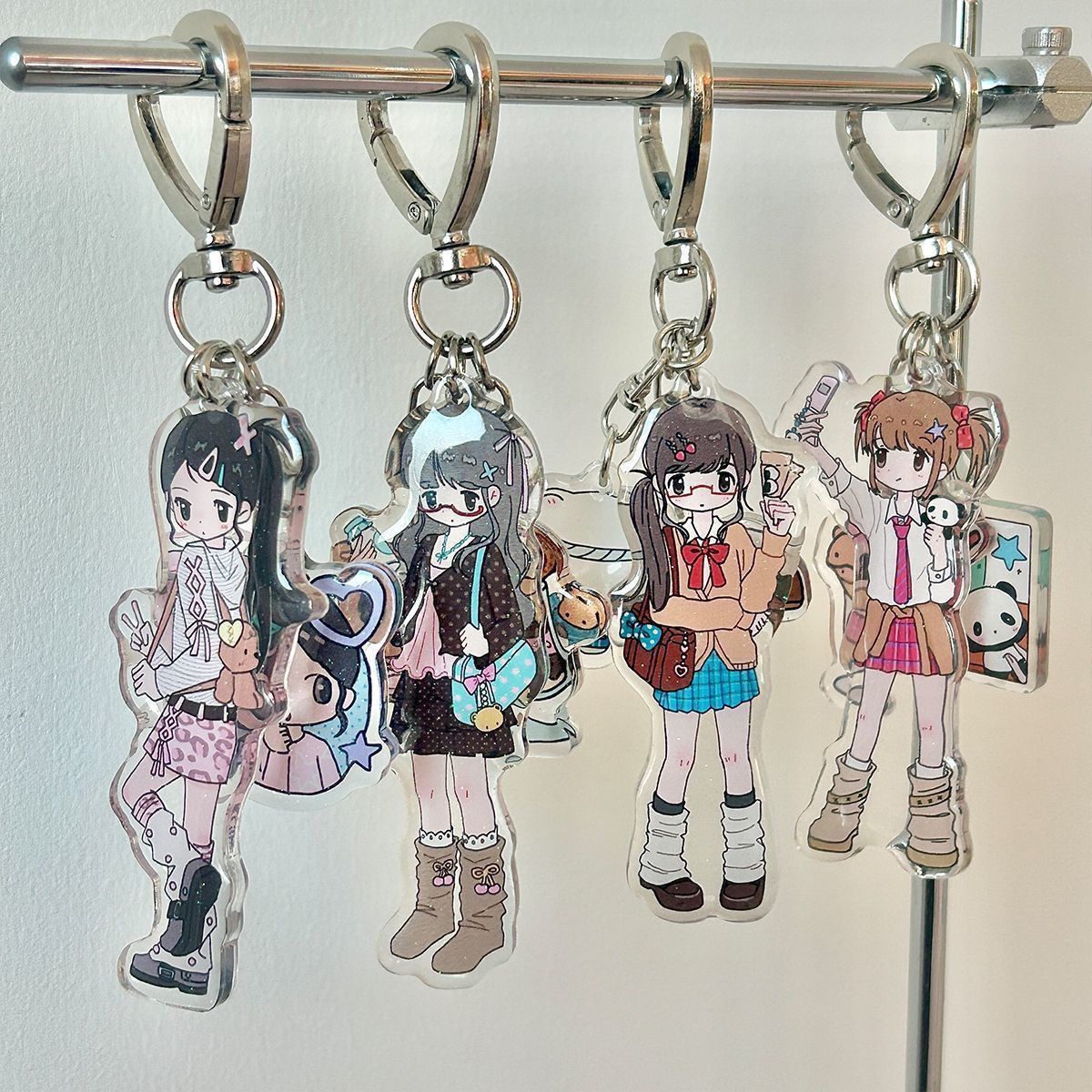 Cute Girl Aesthetic Acrylic Ph - đánh giá và giá Phone Accessories Toys