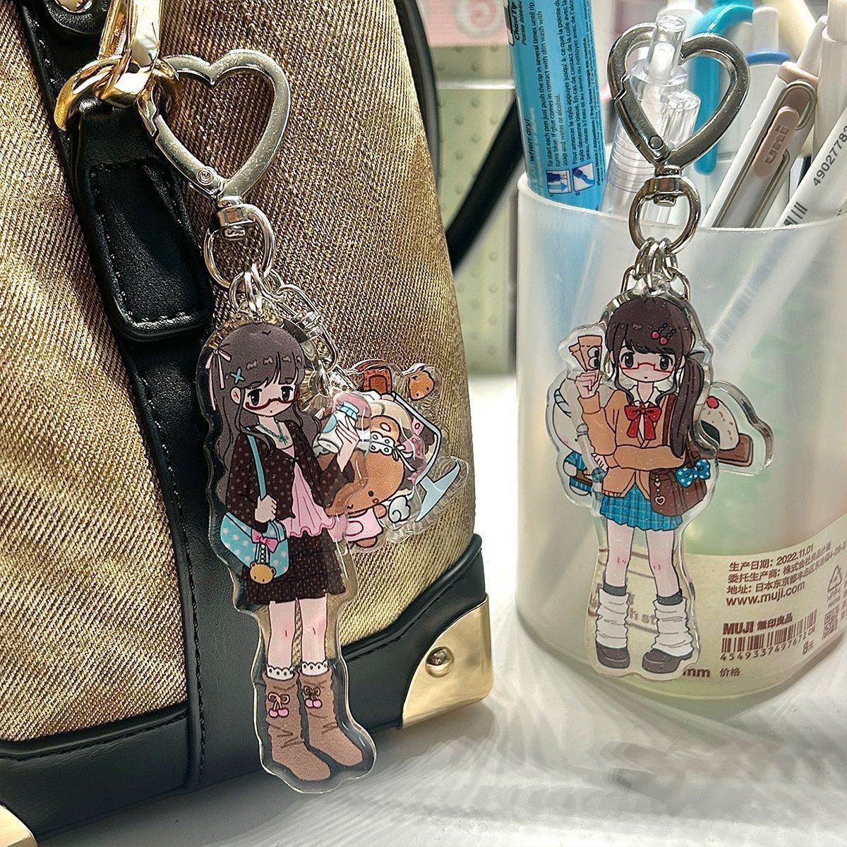 Cute Girl Aesthetic Acrylic Ph - đánh giá và giá Phone Accessories Toys