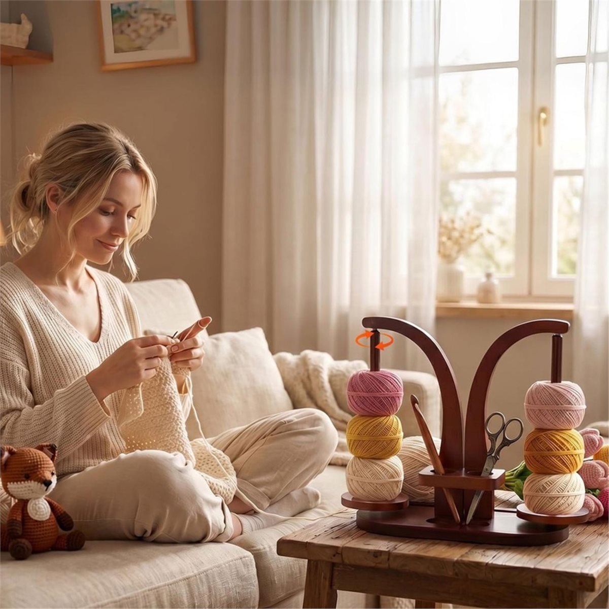 【TODAY-BUY】~@ Wooden Yarn Hold - đánh giá và giá Phone Accessories To Buy