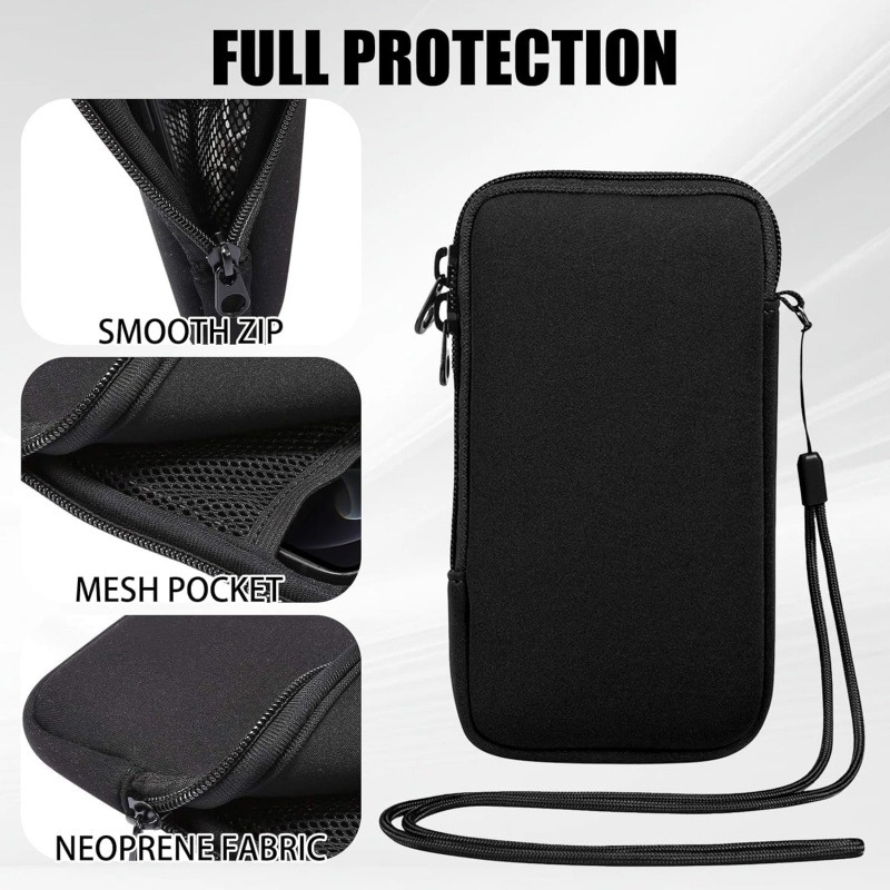 Neoprene Phone Pouch With Lany - đánh giá và giá Phone Accessories Pouch