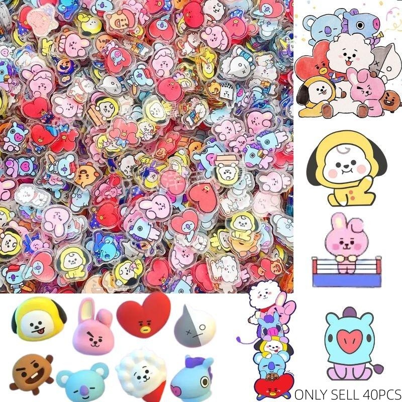 100 Mini BT21 Acrylic Plate DI - đánh giá và giá Phone Accessories Toys