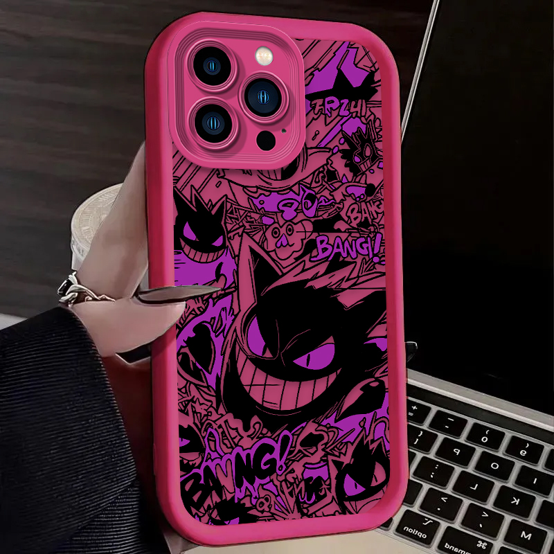 P-Pokemon Gengar Graffiti Phon - đánh giá và giá Phone Accessories To Sell