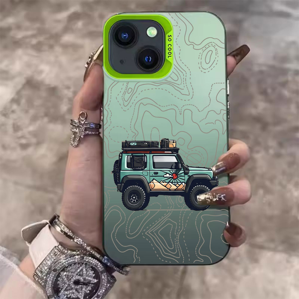 Simple Car Pattern Phone Case  - đánh giá và giá Phone Accessories To Sell