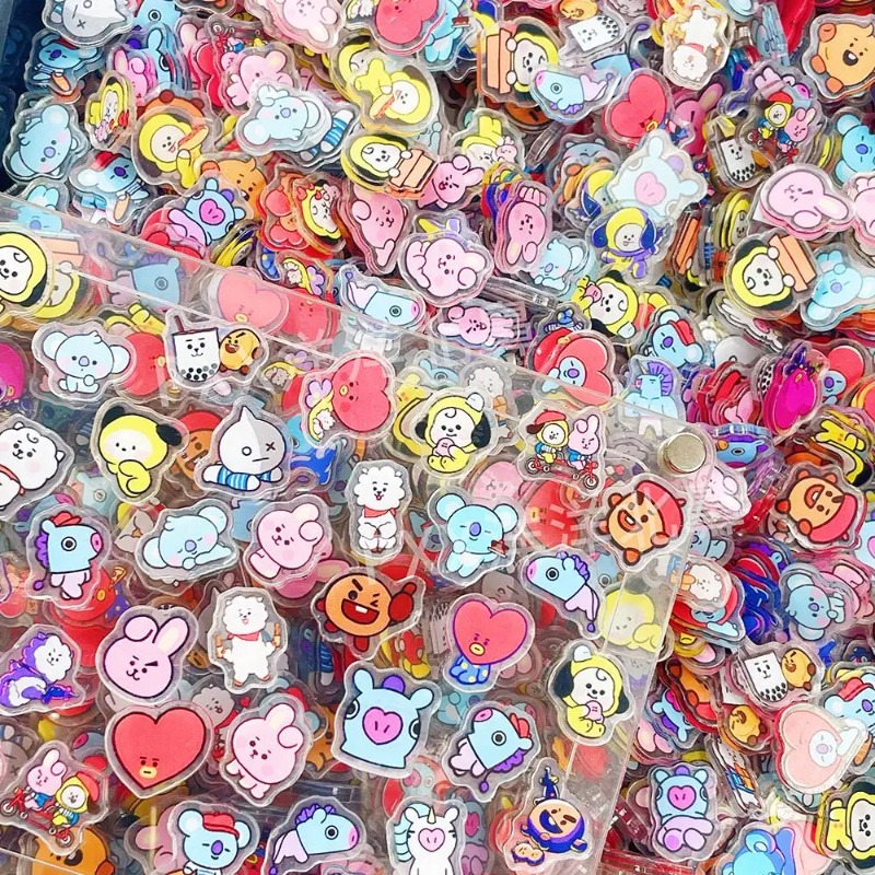 60PCS 2CM Kawaii BT21 Acrylic  - đánh giá và giá Phone Accessories Toys