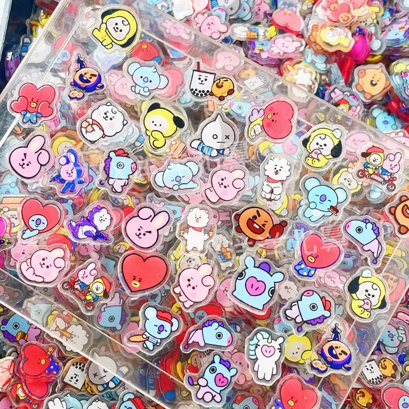 60PCS 2CM Kawaii BT21 Acrylic  - đánh giá và giá Phone Accessories Toys