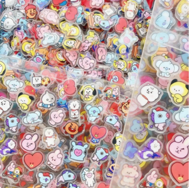 60PCS 2CM Kawaii BT21 Acrylic  - đánh giá và giá Phone Accessories Toys